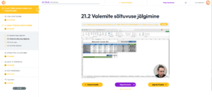 exceli kursuse sisu 2